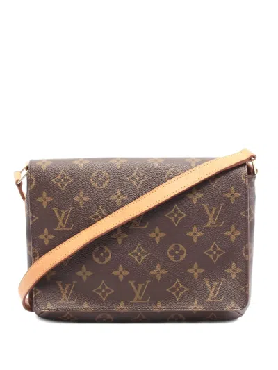 Pre-owned Louis Vuitton Musette Tango Shoulder Bag In Brown