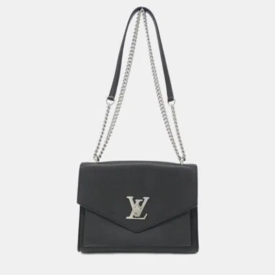 Pre-owned Louis Vuitton My Lock Me Chain Shoulder Bag In Black