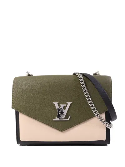 Pre-owned Louis Vuitton My Lock Me Chain Shoulder Bag In Green