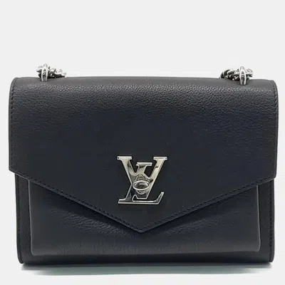 Pre-owned Louis Vuitton My Lockme Bb Handbag In Black