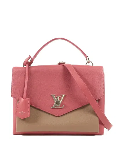Pre-owned Louis Vuitton My Lockme Tote Bag In Pink
