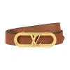 Louis Vuitton My Lv Chain 25mm Reversible Belt In Beige