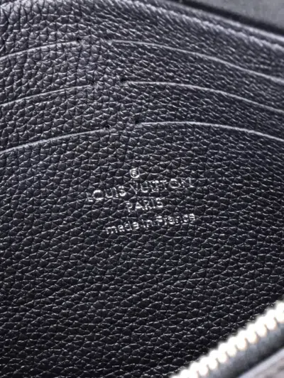 Pre-owned Louis Vuitton Mylockme Pochette Leather Clutch Bag In Black