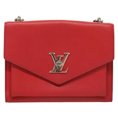 Pre-owned Louis Vuitton Mylockme Red Leather Shoulder Bag ()