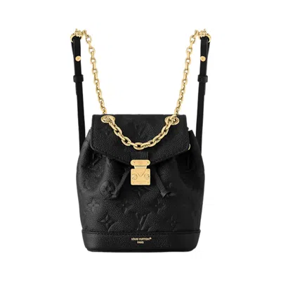 Pre-owned Louis Vuitton Nano Noé Backpack 'black Monogram Embossed Empreinte Cowhide Leather' | Women's Size O