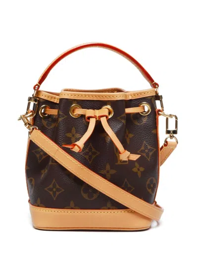 Pre-owned Louis Vuitton Nano Noé Two-way Bag In Brown