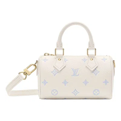 Louis Vuitton Nano Speedy 'white""