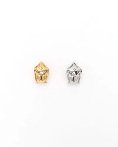 Pre-owned Louis Vuitton Nanogram Earrings In Multi