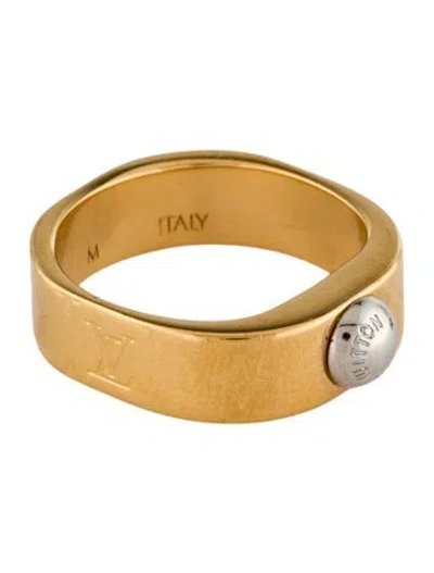 Pre-owned Louis Vuitton Nanogram Ring In Multi
