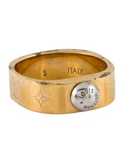Pre-owned Louis Vuitton Nanogram Ring In Multi