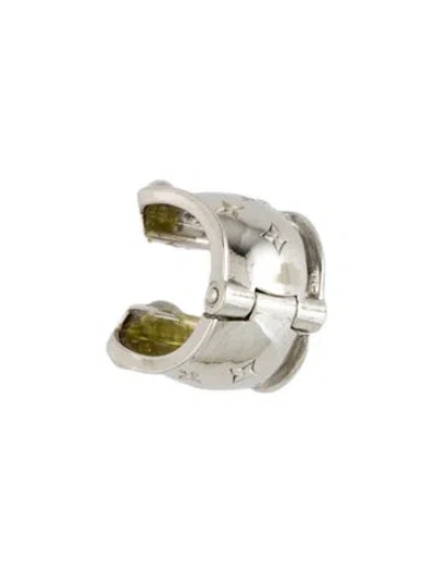 Pre-owned Louis Vuitton Nanogram Single Clip Earring In Multicolor