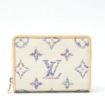 Pre-owned Louis Vuitton Natural Canvas Wallet (bi-fold) () In Brown