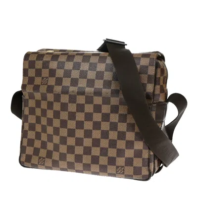 Pre-owned Louis Vuitton Naviglio Canvas Handbag () In Brown
