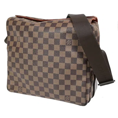 Pre-owned Louis Vuitton Naviglio Canvas Shoulder Bag () In Brown