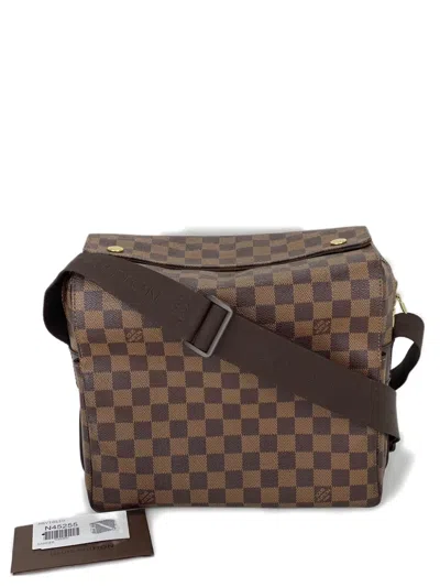 Pre-owned Louis Vuitton Naviglio Crossbody Bag In Brown