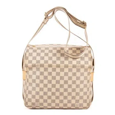 Pre-owned Louis Vuitton Naviglio Null In White