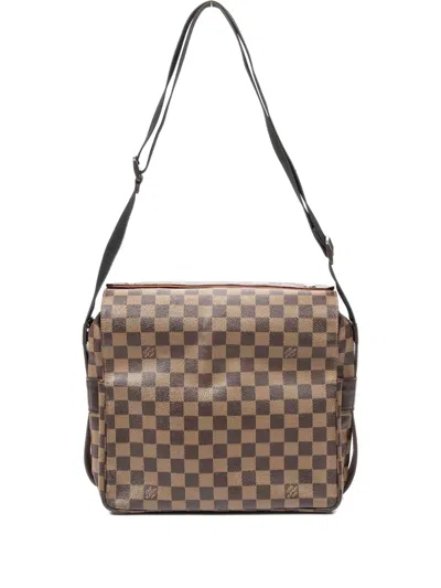 Pre-owned Louis Vuitton Naviglio Shoulder Bag In Brown