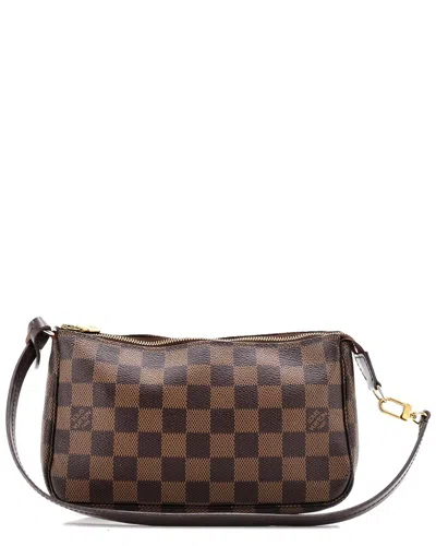 Pre-owned Louis Vuitton Navona Pochette Accessories Damier (authentic Pre-loved)