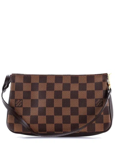 Pre-owned Louis Vuitton Navona Pochette Accessories Damier (authentic Pre-loved)