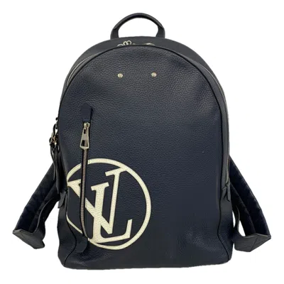 Pre-owned Louis Vuitton Navy Backpack ()
