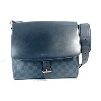 Pre-owned Louis Vuitton Navy Canvas Pochette Shoulder Bag ()