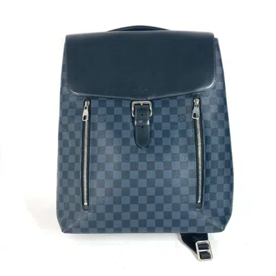 Pre-owned Louis Vuitton Navy Damier Canvas Backpack ()