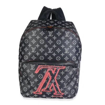 Pre-owned Louis Vuitton Navy Ink Monogram Upside Down Apollo Backpack