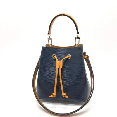 Pre-owned Louis Vuitton Navy Leather Shoulder Bag ()