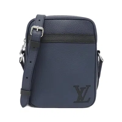 Pre-owned Louis Vuitton Navy Leather Shoulder Bag ()