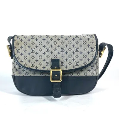 Pre-owned Louis Vuitton Navy Monogram Canvas Shoulder Bag ()
