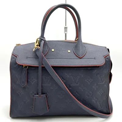 Pre-owned Louis Vuitton Navy Monogram Empreinte Shoulder Bag ()