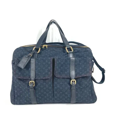 Pre-owned Louis Vuitton Navy Monogram Mini Boston Bag Shoulder Bag ()