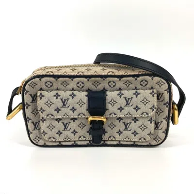Pre-owned Louis Vuitton Navy Monogram Mini Canvas Pochette Shoulder Bag ()