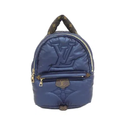 Pre-owned Louis Vuitton Navy Nylon Backpack ()