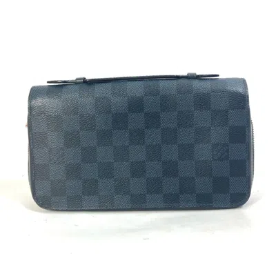 Pre-owned Louis Vuitton Navy Other Long Wallet (bi-fold) ()