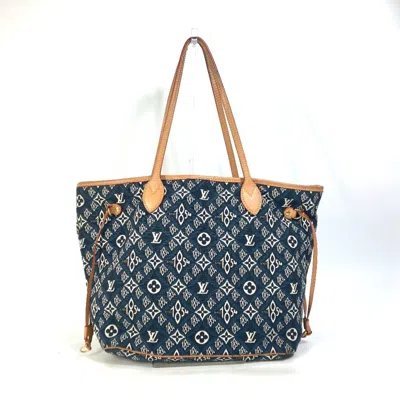 Pre-owned Louis Vuitton Navy Other Tote Bag ()