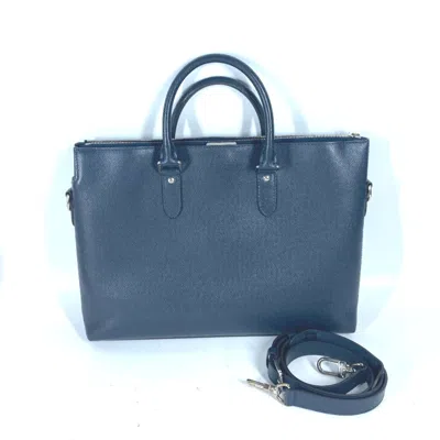 Pre-owned Louis Vuitton Navy Taiga Leather Shoulder Bag ()