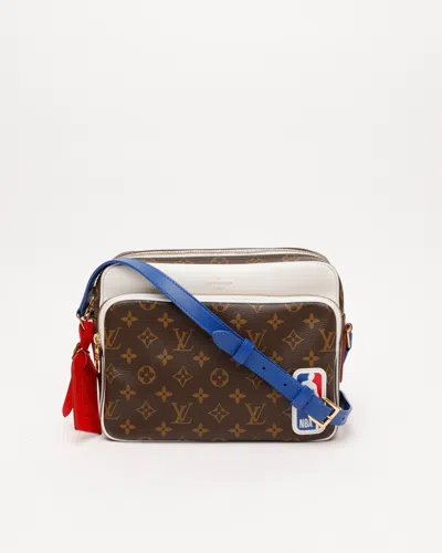 Pre-owned Louis Vuitton Nba Monogram Nile Messenger Pm Bag