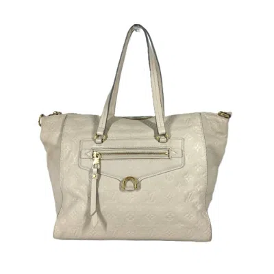Pre-owned Louis Vuitton Neige White Monogram Empreinte Shoulder Bag Tote Bag ()