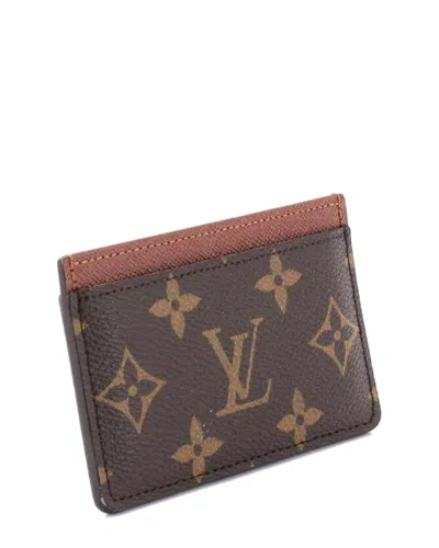 Pre-owned Louis Vuitton Neo Card Holder Macassar Monogram Canvas (authentic Pre-loved)