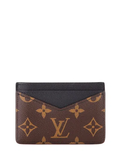 Pre-owned Louis Vuitton Neo Card Holder Macassar Monogram Canvas (authentic Pre-loved)