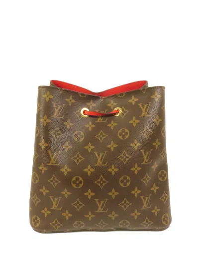 Pre-owned Louis Vuitton Neo Noe Bucket Bag In Red