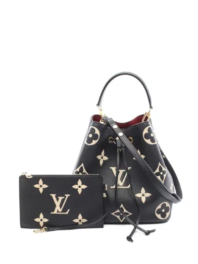 Pre-owned Louis Vuitton Neo Noé Mm Two-way Handbag In Black