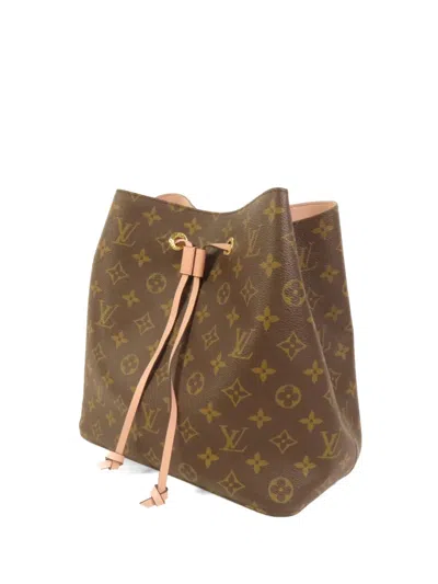 Pre-owned Louis Vuitton Neo Noe Monogram Shoulder Bag In Brown