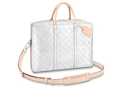 Pre-owned Louis Vuitton Neo Porte Documents Voyage Monogram In Mirror