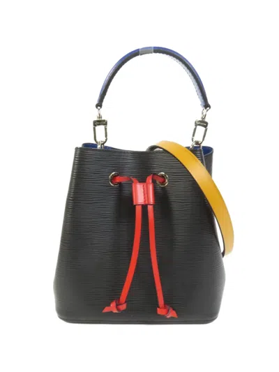 Pre-owned Louis Vuitton Neonoe Bb Epi Bucket Bag In Black