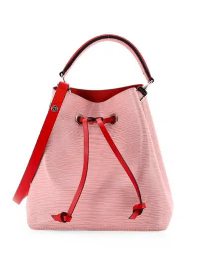 Pre-owned Louis Vuitton Neonoe Handbag Epi Leather Bb Bucket Bag In Pink