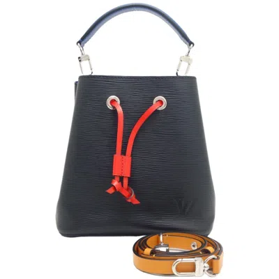 Pre-owned Louis Vuitton Néonoé Leather Shoulder Bag () In Blue