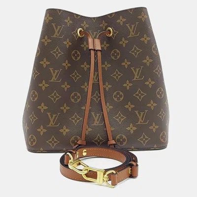 Pre-owned Louis Vuitton Neonoe Mm M44887 Handbag In Brown