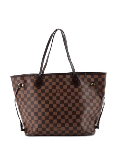 Pre-owned Louis Vuitton Neverfull Damier Gm Tote Bag In Brown